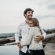 Young couple hugging